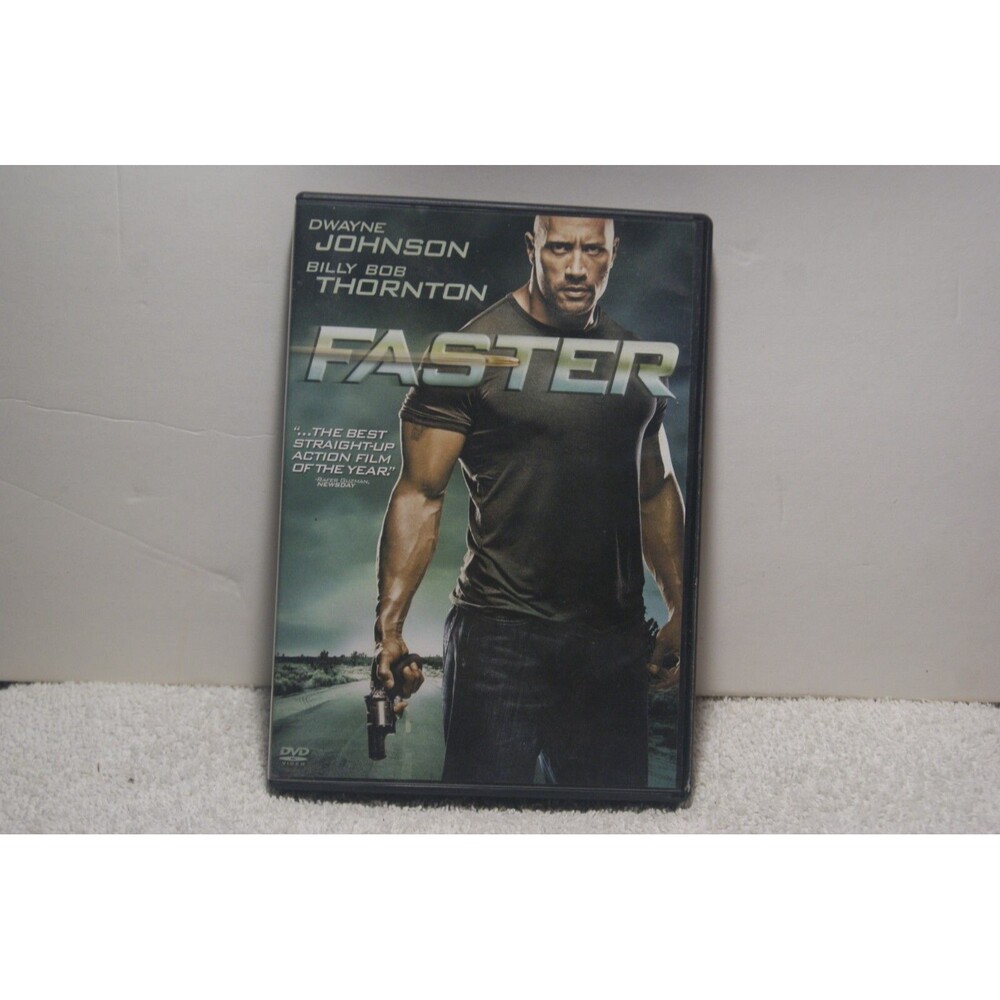 Faster DVD Dwayne Johnson Action Revenge Film Non-Stop